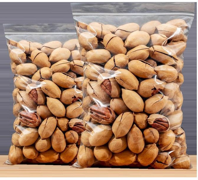 SAMARA 껍질 있는 까먹는 탈각 구운 피칸 밀크맛 큰 알 1kg 볶은 견과류 포장변경될수있음, 250gX4