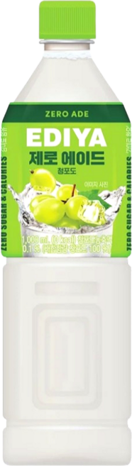 이디야 청포도 에이드 제로, 1개, 1L