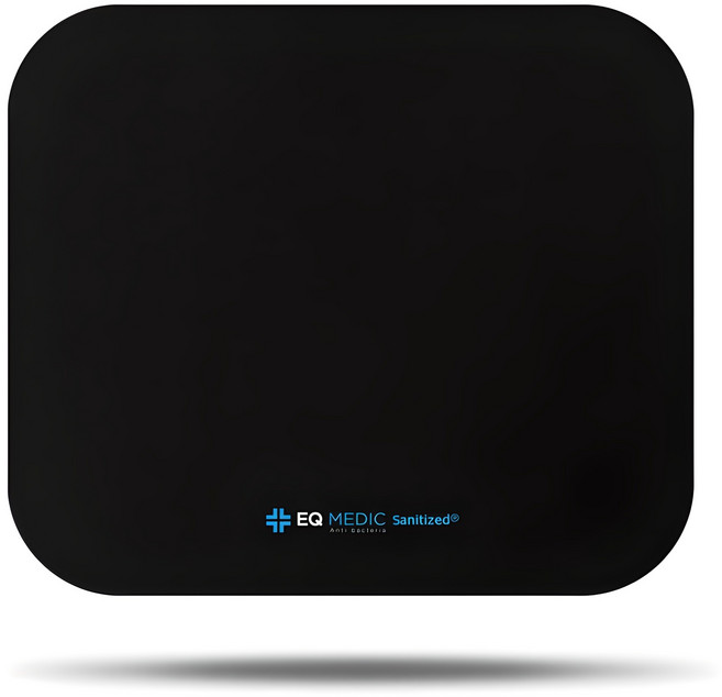 이큐메딕 항균 마우스 패드 Sanitize-P1, 블랙, 1개