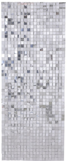 사각백드롭10입 시퀸월 스팽글 파티 행사 포토존 조립식, 실버