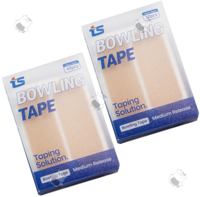 티에스 볼링테이프 2매x20장 베이지 16수, 2개