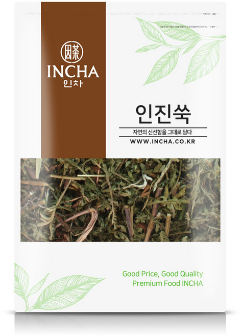 인차 국산 인진쑥 인진쑥차 사철쑥 쑥차, 600g, 1개