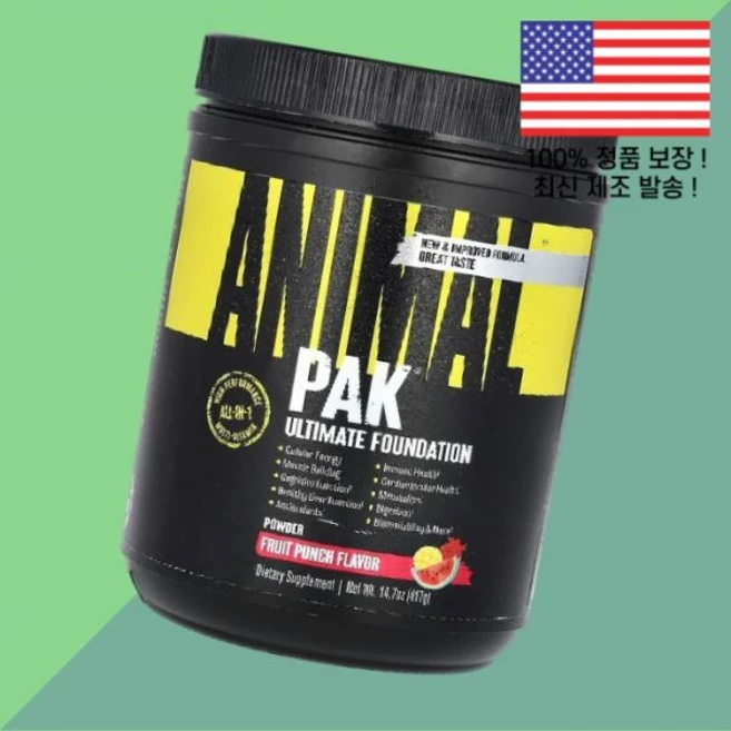 애니멀 팩 얼티밋 파운데이션 후르츠 펀치 14.7온스 417g Animal Pak Ultimate Foundation Fruit Punch 14.7oz - 쿠팡