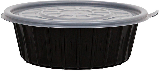 [일용상회]초고강도 면용기 FP 195파이 소 1100ml 400세트 검정, 400개, 1세트