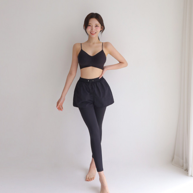 크라시앙 자체제작 플립 팬츠 워터레깅스 롱버전 러닝 스포츠 헬스 마라톤 2in1 숏츠 래쉬가드 비치웨어