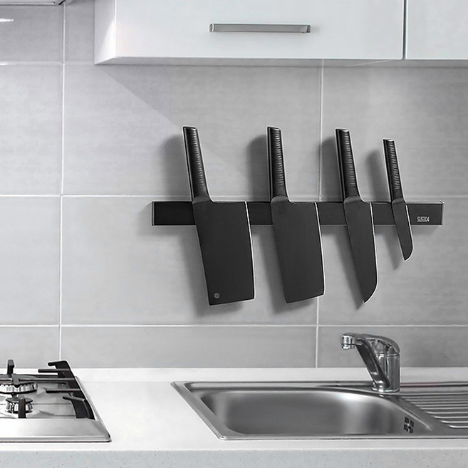 모나코올리브 무타공 메탈라인 자석 칼걸이, 메탈라인 칼걸이 50B, 메탈라인 칼걸이 50B, 1개