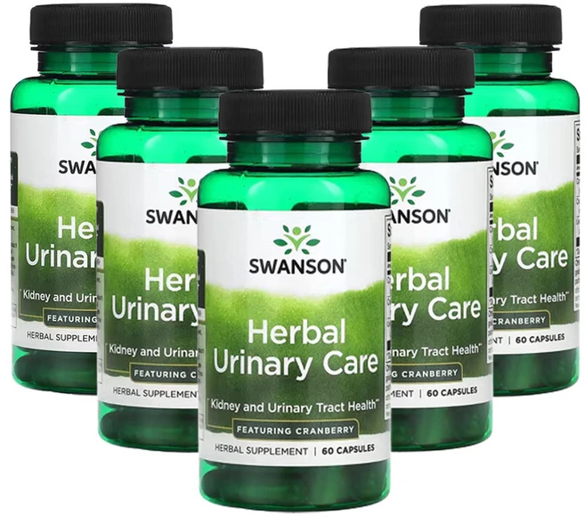 스완슨 허브 비뇨기 관리 60캡슐, 5개, 60정 - 쿠팡
