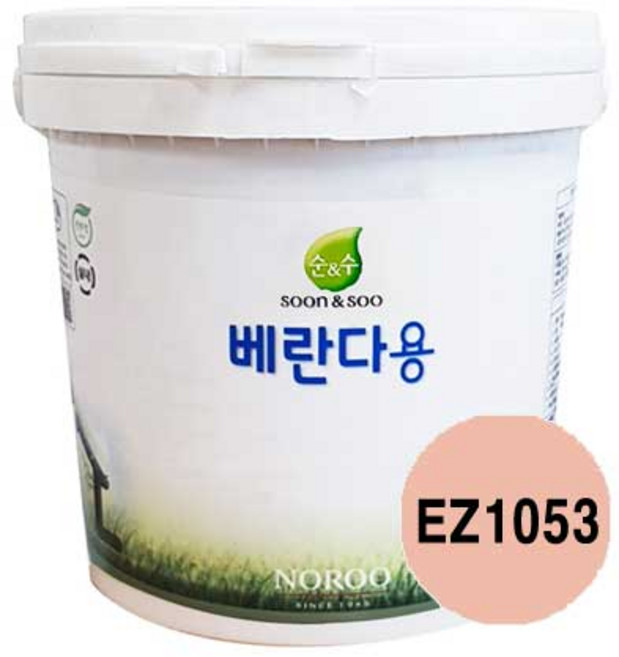 순앤수 베란다용페인트 2L 무광 친환경 다용도실 벽면, EZ1053, 1개