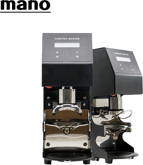 [mano] 마노 자동 커피탬핑기. 화이트 블랙컬러, 58MM, 블랙