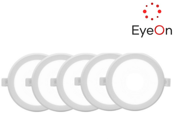 아이온 AS2년 4인치 다운라이트 12W 벌레방지 방습 아주밝음 플리커프리 주광/전구/주백, 5개, 주광색(하얀색)