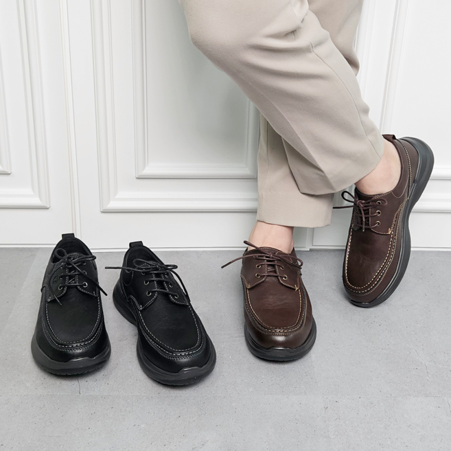 행텐 남성 소가죽 초경량 발편한 드라이빙슈즈 캐주얼화 HX25-6