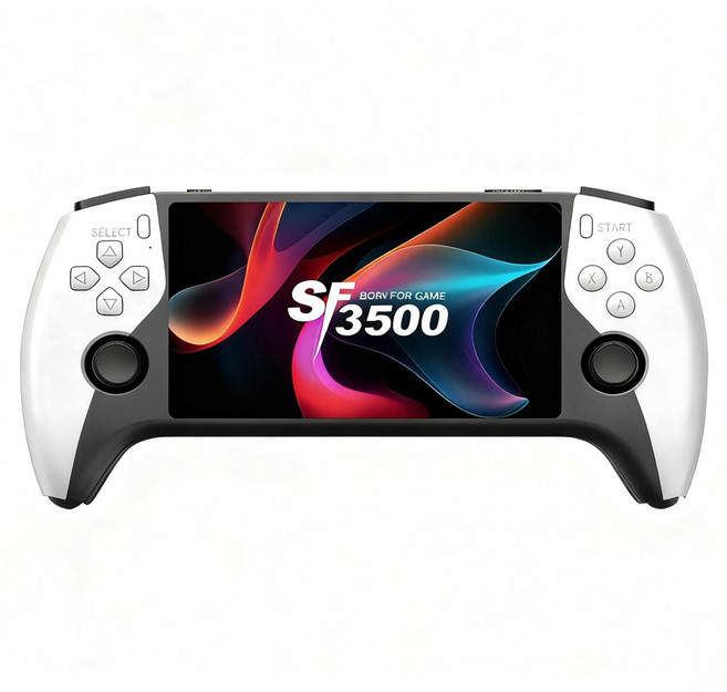 SF3500 휴대용 게임 콘솔 5인치 IPS 대형 화면 휴대용 게임 콘솔 내장 20000 게임 FHD 출력 지원, SF3500 64G