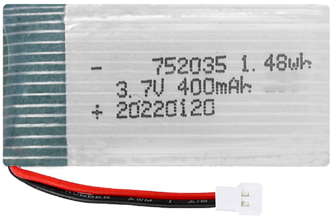 협산 H107시리즈 드론부품 드론배터리, 05. (H107) 3.7v 400mah(MOLEX)