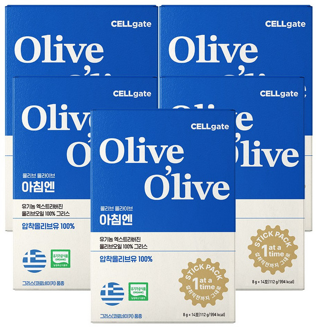 올리브 올라이브 스틱형 올리브오일 유기농 엑스트라버전 그리스산, 8g, 70개
