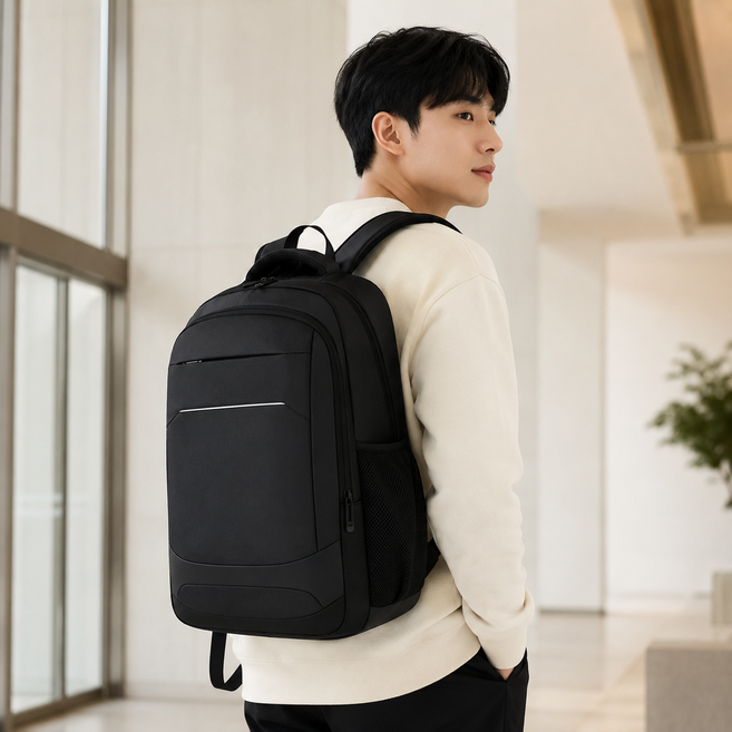 남녀공용 초경량 노트북 백팩 직장인 대학생 데일리 가방