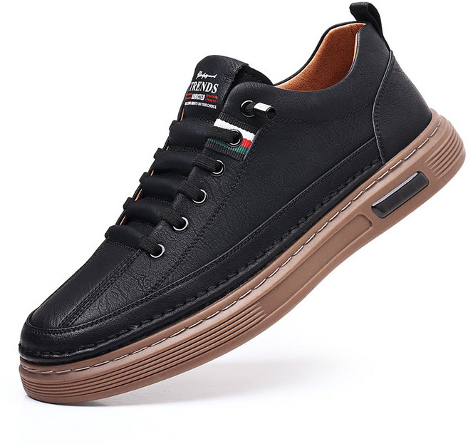 로뉴비러 소가죽 남성 캐주얼화 스니커즈