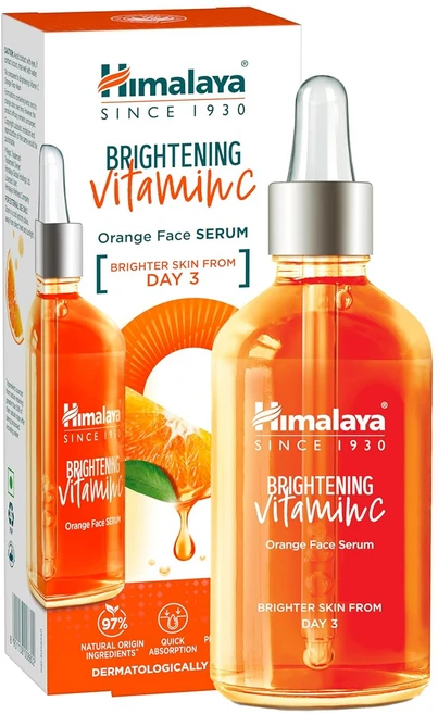 Himalaya 히말라야 비타민 C & 나이아신아마이드 페이스 세럼 (오렌지) | 피부 관리 세럼 | 30ml, 1개 - 쿠팡