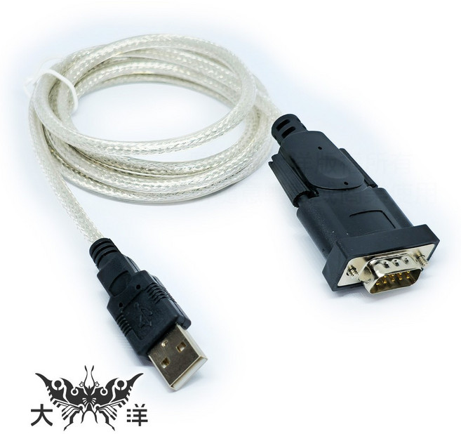 aGOOD USB TO RS232 9pin 轉接線, 1個