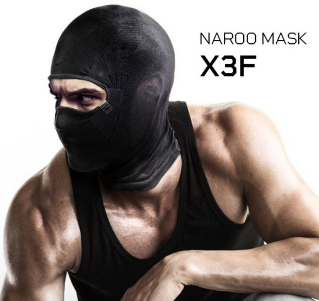 나루 X3F 여름용 쿨 바라클라바 넥워머 오토바이, 나루 X3F 블랙(풀/여름용), 1개