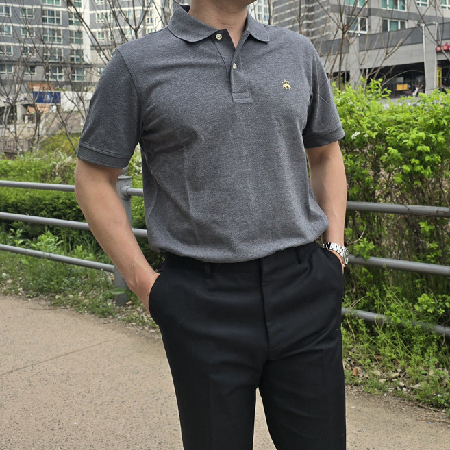 브룩스브라더스 수피마코튼 피케 폴로스웨터(4COLOR)