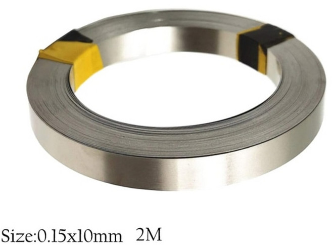 알곤용접기 스폿용접기 니켈 strip25m 18650 리튬 이온 배터리 니켈 시트 플레이트 니켈 도금 강철 벨트 커넥터 배터리, 1개