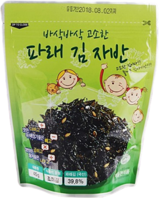 해들찬 파래 김자반40g, 1개