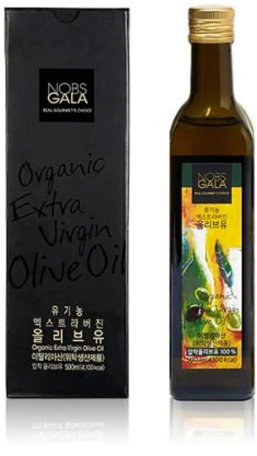 암웨이 노브스갈라 유기농 엑스트라버진 올리브유 500ml 저온압착 오일 올리브오일 - 쿠팡
