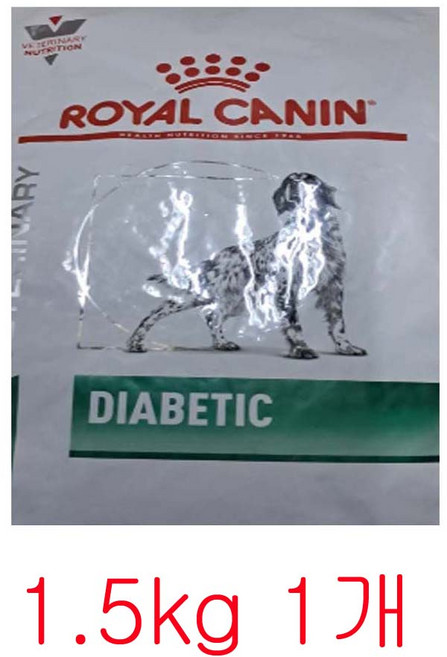 로얄캐닌 독 다이아베틱 1.5kg ROYAL CANIN DIABETIC (처방식-당뇨질환), 체중 관리, 1개