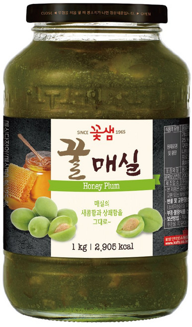 꽃샘 꿀 매실차 골드, 1kg, 1개입, 1개