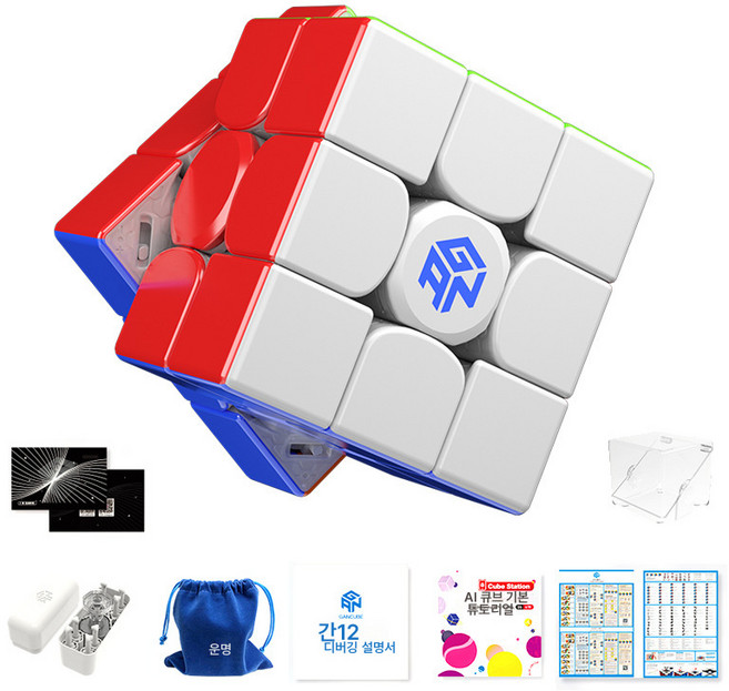 GAN12M 시리즈 마그레브 자기부상 12Mleap 척력 자력 3단 3단 큐브, 색깔1, 1개