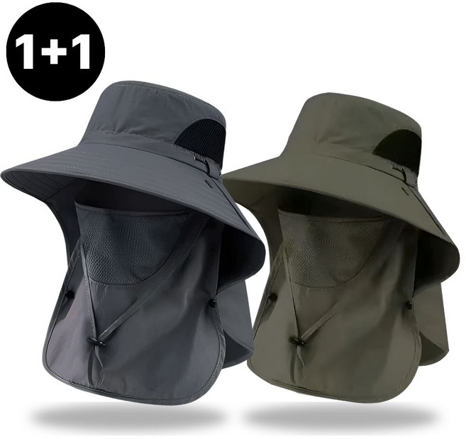 비바누아 햇빛차단 등산모자 낚시 얼굴목가리개