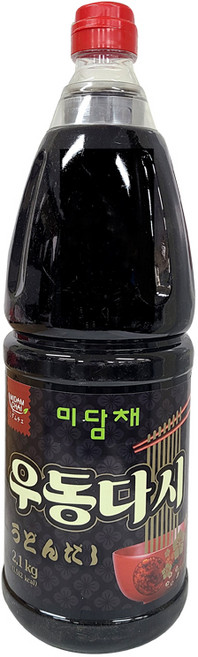 미담채 우동장국 다시 소스 국물맛내기용 2.1Kg(1.8L), 1.8kg, 1개