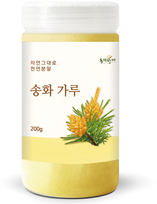 동의한재 송화가루 송화분, 200g, 1개