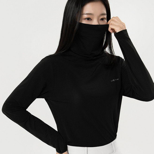 디퍼디 여성 프리미엄 쿨링 냉감 기능성 티셔츠 마스크티 골프 이너웨어 등산복 긴팔티