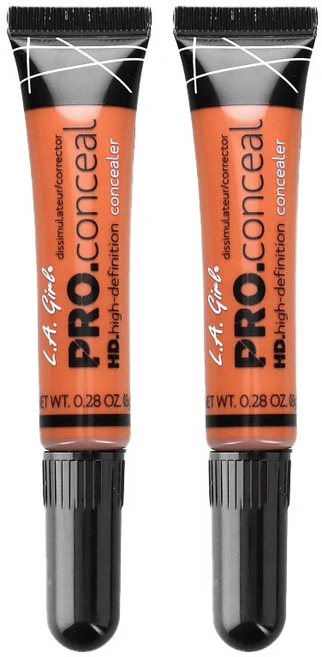 L.A Girl LA걸 프로컨실 HD 컨실러 GC990 오렌지 코렉터 8G 2개 - 쿠팡