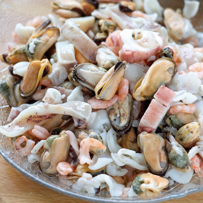 해산물 600g 해물모듬 냉동 자숙 짬뽕 해물탕 식당 주방 업소용, 해물모듬 600g, 1개