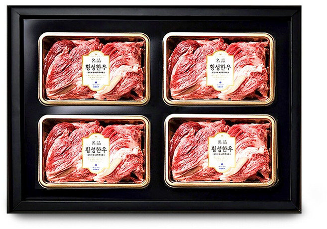 1+등급 횡성한우 명품 특선세트 4호 [꽃등심 400g x 4팩], 4개