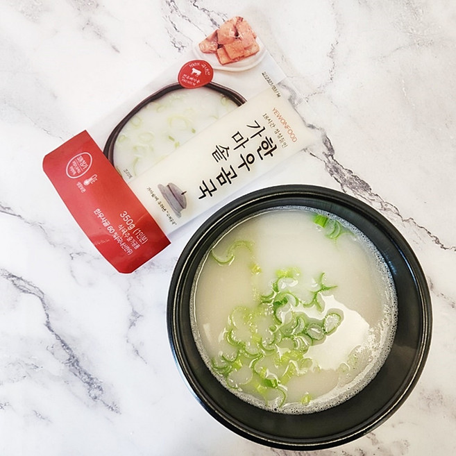 가마솥 한우 곰국 국내산 사골곰탕, 350g, 10개