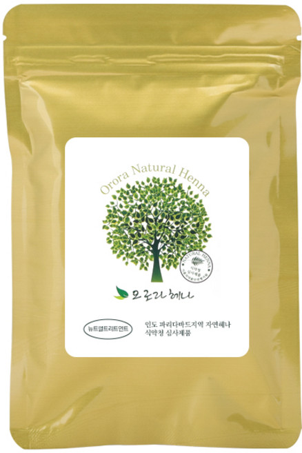 오로라 가루 헤나 새치 컬러 염색약 100g, 내츄럴투명-천연, 1개