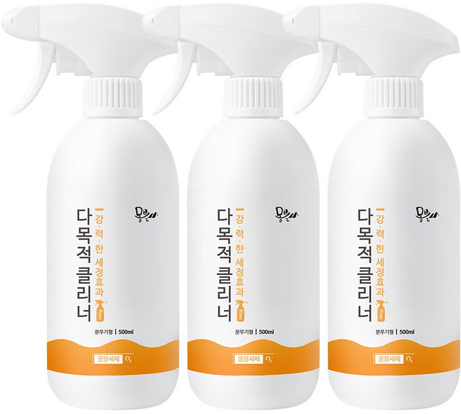 몽블 다목적클리너 다목적세정제 찌든때 기름때제거, 1세트