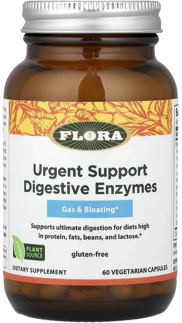 새해 첫좋은선물 Flora Urgent Support 소화 효소 베지 캡슐 60정 제대로 할인합니다, FloraUrgentSupport소화효소베지캡슐60정, 1개 - 쿠팡