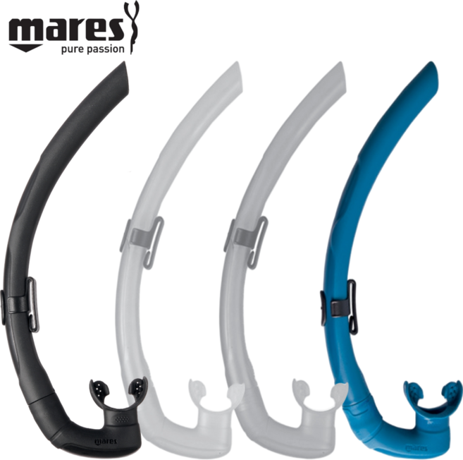 마레스 스노쿨링 스노클링 스쿠버 다이빙 듀얼 베이직 통스노클 바다수영 물놀이 필수템, 투명(CL)