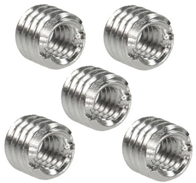 호루스벤누 BUSH-T 전치 부쉬어댑터(5개) 1/4-3/8인치로 업, 1세트, 단품