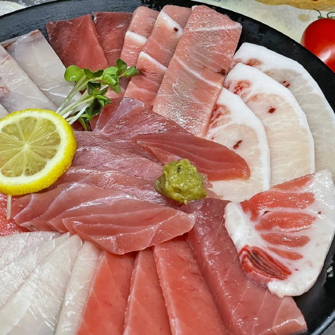 냉동 참치회 모듬, 1세트, 냉동 참치회 모듬 600g