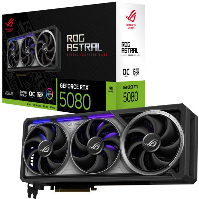 ASUS ROG Astral 지포스 RTX 5080 OC D7 16GB 인텍앤컴퍼니