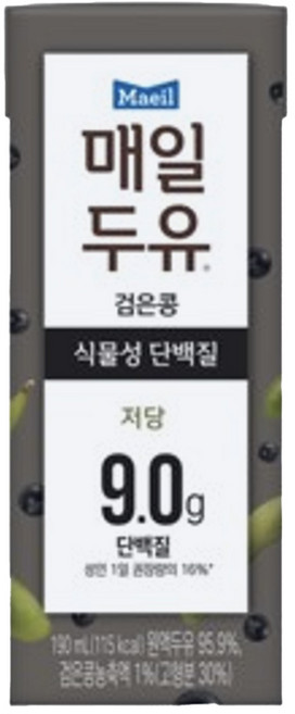 매일두유 검은콩, 190ml, 1개