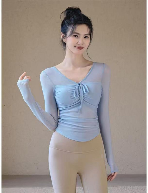 健身套裝女 瑜伽服 氣質舞蹈訓練服, 1個, 卡其色褲子S 推薦80-95斤