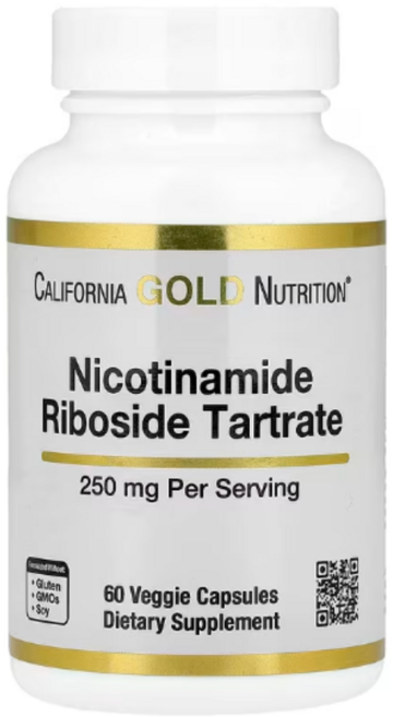 CGN 니코틴아마이드 리보사이드 타르타르산염 NR 250mg 60 베지 캡슐, 1개