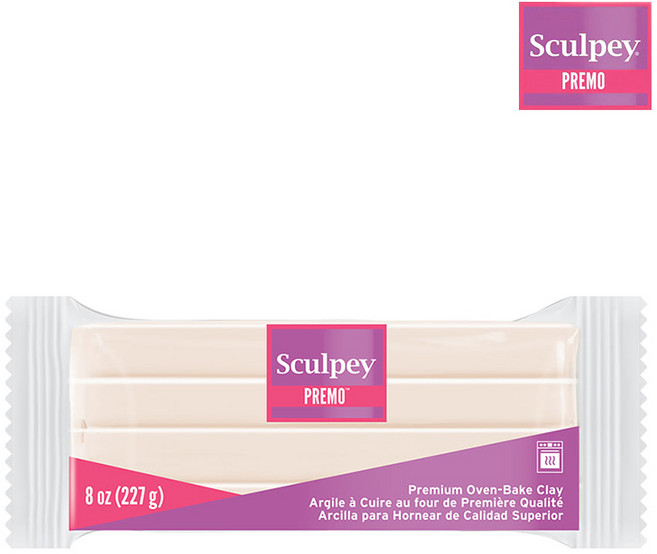 전문가용 폴리머클레이 스컬피 프레모 8oz (227g), 투명(Translucent)