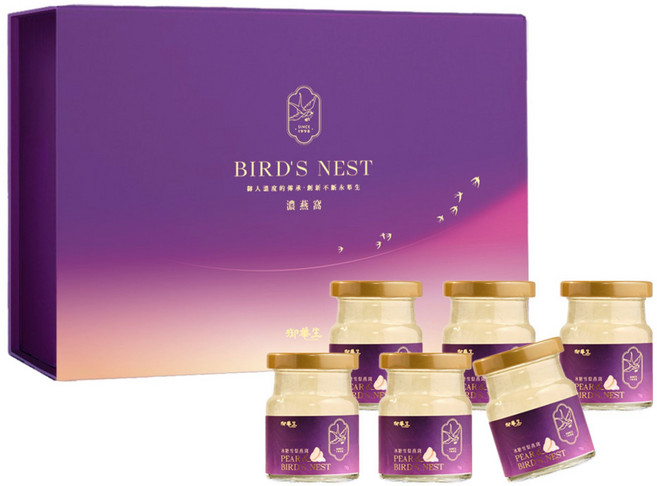 御華生 雪梨養生燕窩 6入禮盒, 1套, 70ml